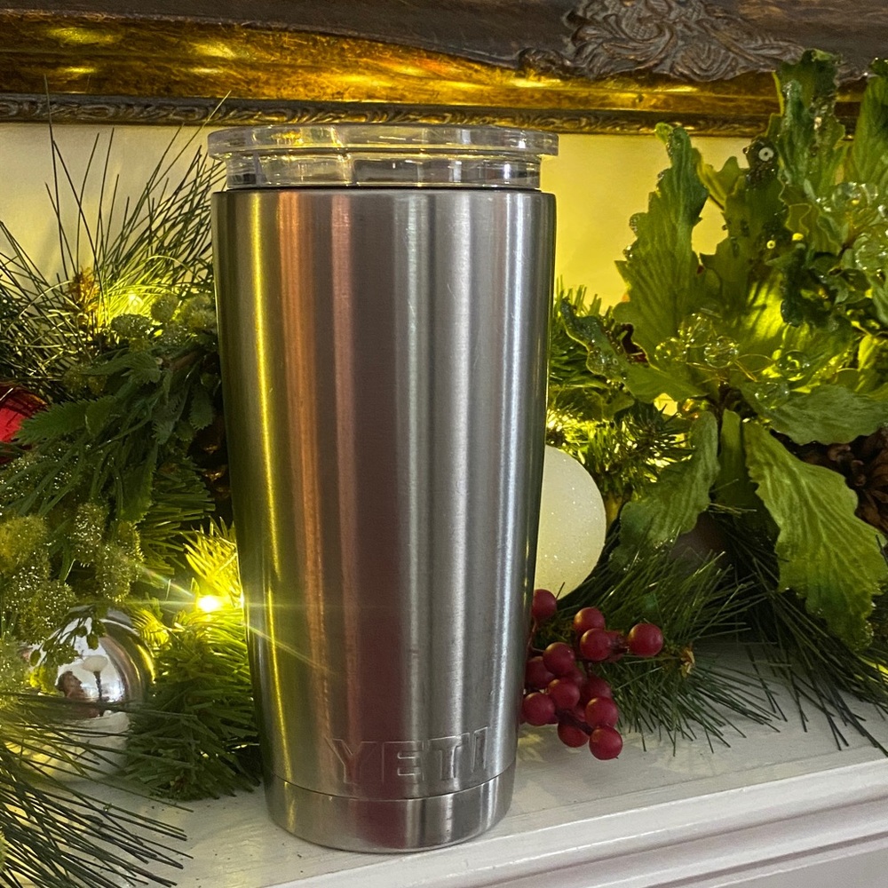 YETI Silver Tumbler